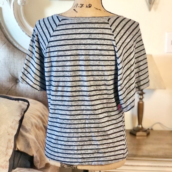 Fox classic striped top flowy sleeves - Picture 3 of 8